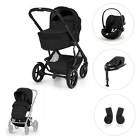 Cybex Talos S Lux Inkl. Foldbar Liggedel, Cloud G3 Og Base G3 - Moon Black