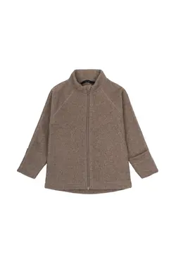 Bomuld Fleece Jakke - Melange Denver - 128