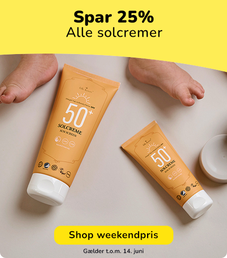 Spar 25% på solcremer denne weekend