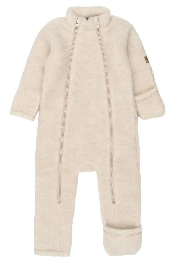 Mikk-Line Uld Dragt - Melange Offwhite - 86