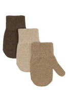 Mikk-Line Magic Luffer 3-Pak - Beige Melange-Melange Denver-Brown Melange