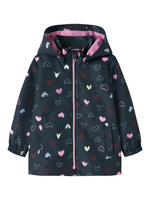 Maxi Jakke m. Print - Dark Sapphire