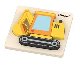 Gravemaskine puslespil billede