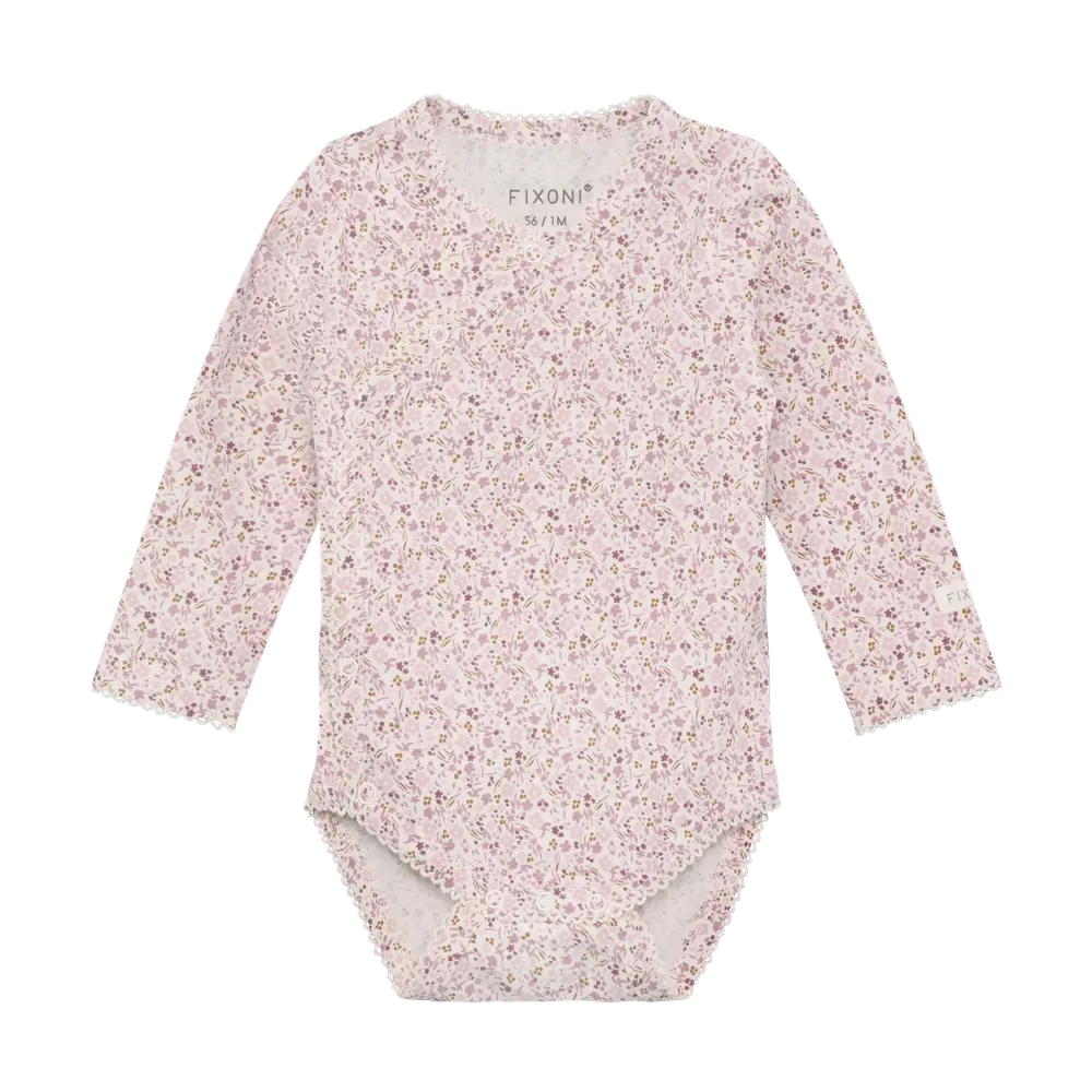 Fixoni Langærmet Wrap Body - Pale Lilac - 44