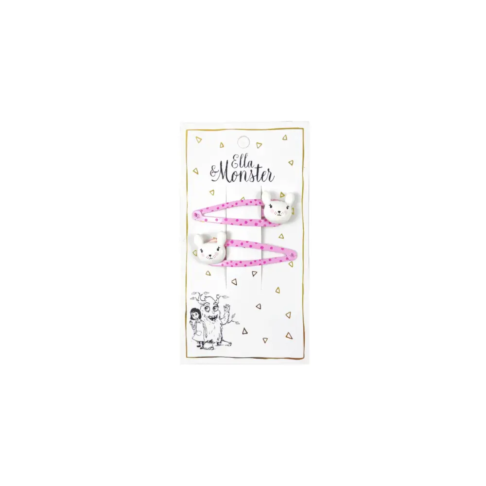 Hårclips Pink Bunny