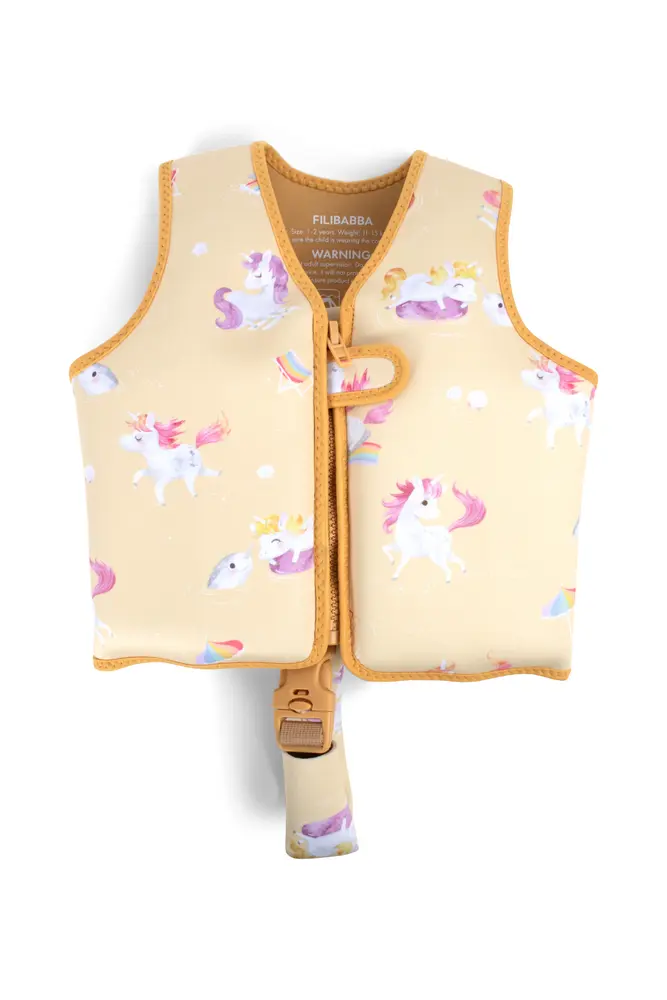 Filibabba Svømmevest Yellow 3-4 ÅR