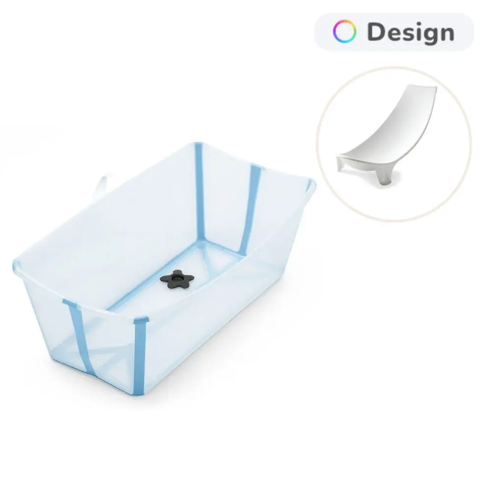 Stokke Flexi Bath XL inkl. Newborn Support - Ocean Blue