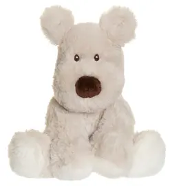Teddy Mocca lille, hund grå, 18 cm billede
