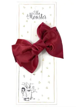 Hårspænde Romantisk Sløjfe Rød