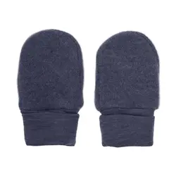 Fixoni Børne Vanter i merinould - Odyssey Gray Melange - 62/68