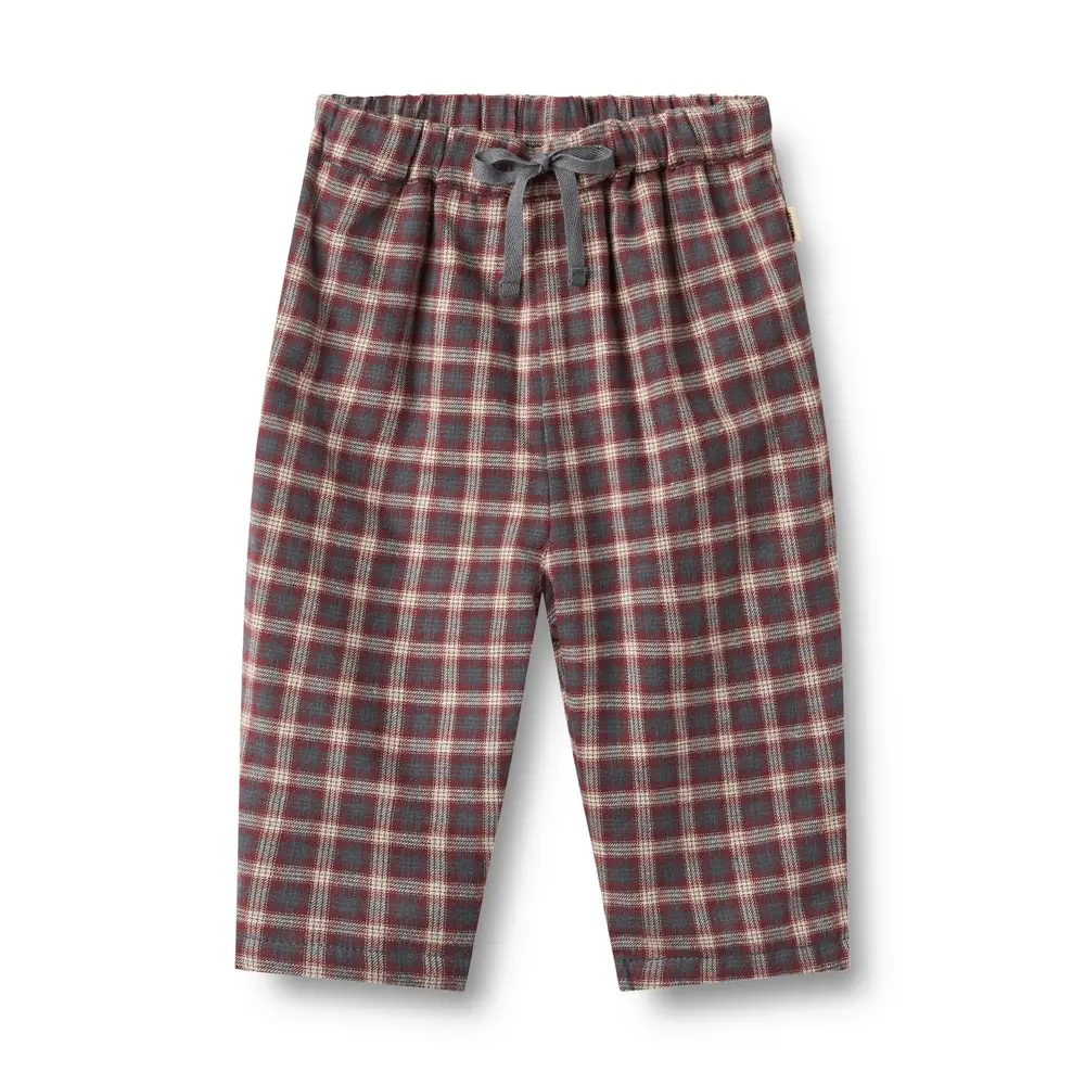 Wheat Arne Bukser - Blue Holiday Check - 86