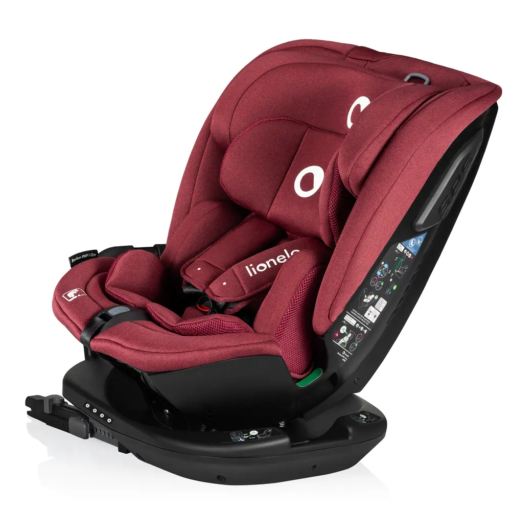 Lionelo Bastiaan Rwf i-Size Autostol Red Burgundy