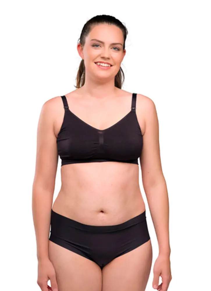 Carriwell Original Graviditets- Og Amme-BH Str Str S/M - Sort - S/M