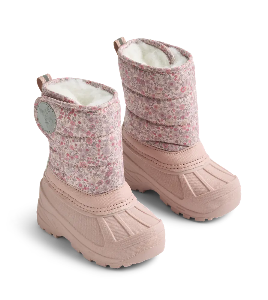 Winty Vinterstøvle - Rose powder flowers - 27