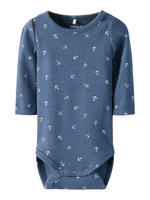 Fanchor Langærmet Body - Vintage Indigo