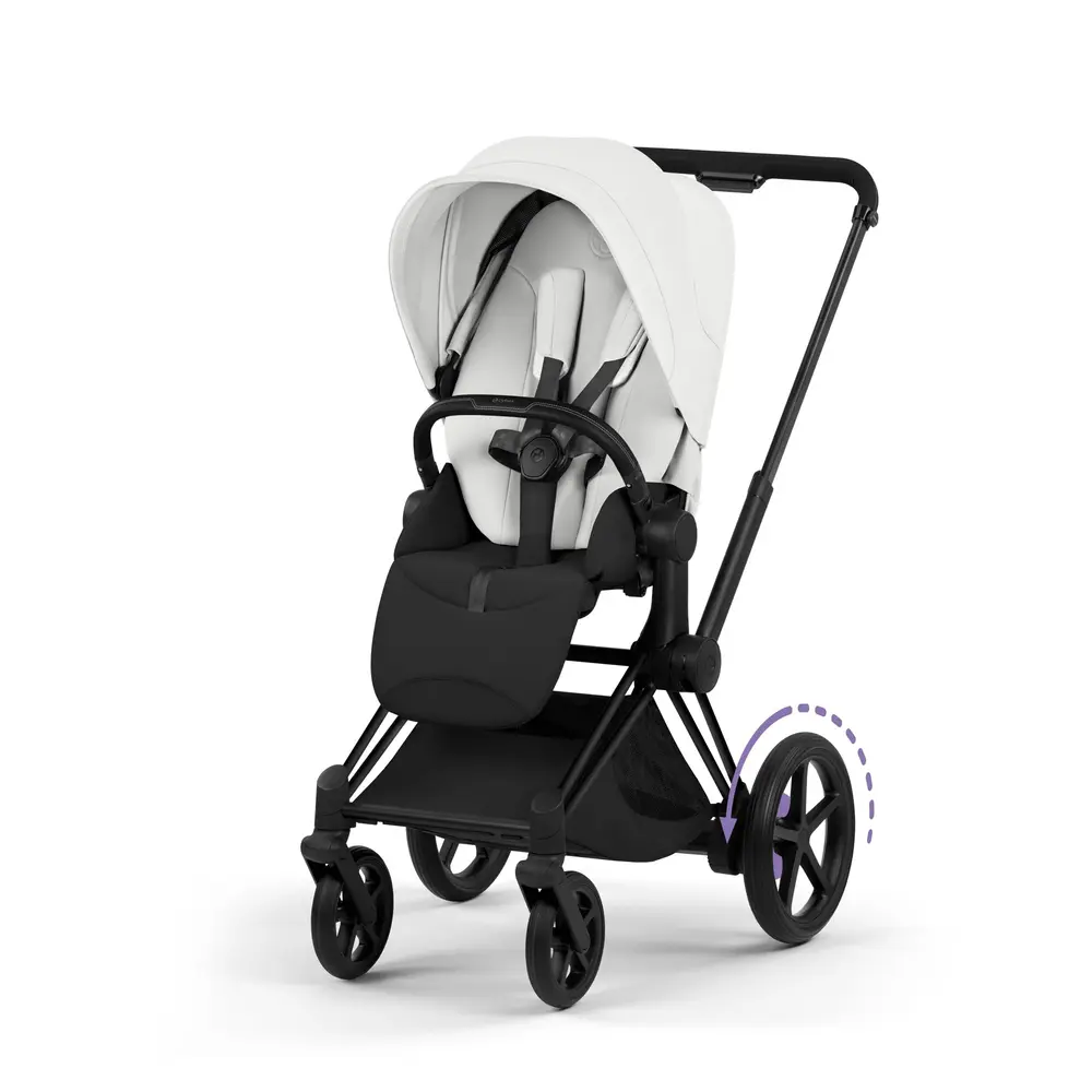 Cybex e-Priam Klapvogn Style Off White/Matt