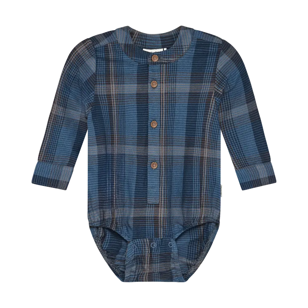 Minymo Langærmet Body - Midnight Navy - 50