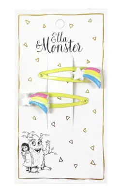 Hårclips Colored Star