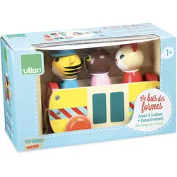 Træklegetøj - Bus billede