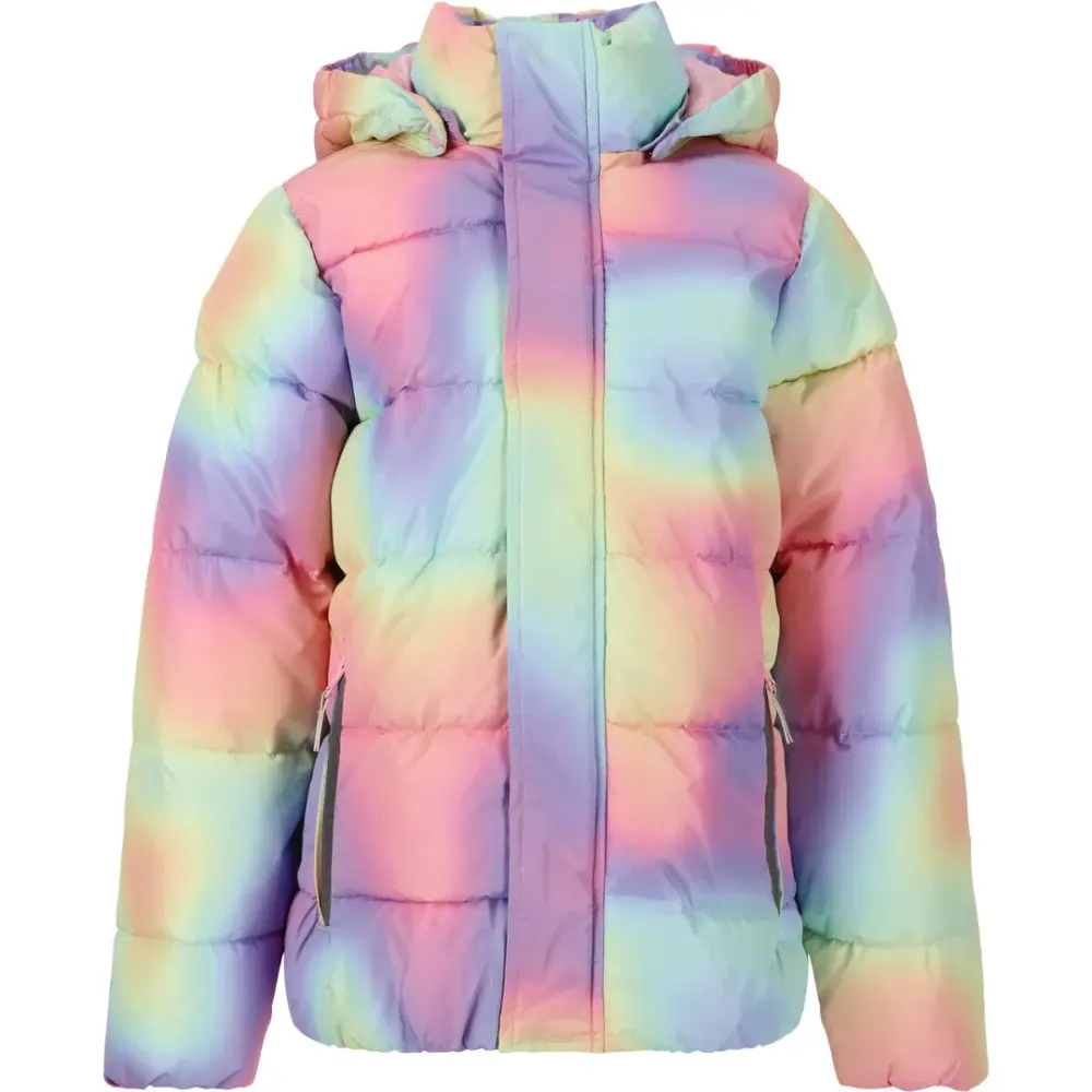 Zig Zag Mio Printet Puffer Jakke - Sweet Lilac