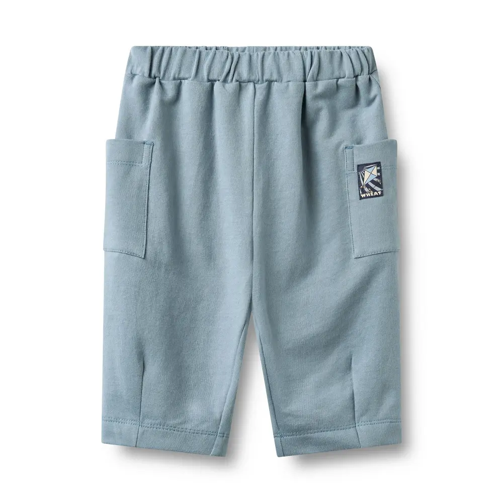 Wheat Otte Sweatpants - Faded Denim - 74