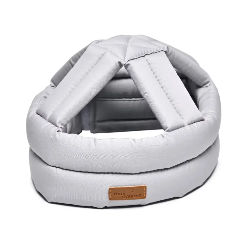 product-MiniDreams huvudskydd baby grå