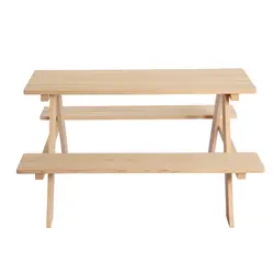 Udendørs picnicbænk