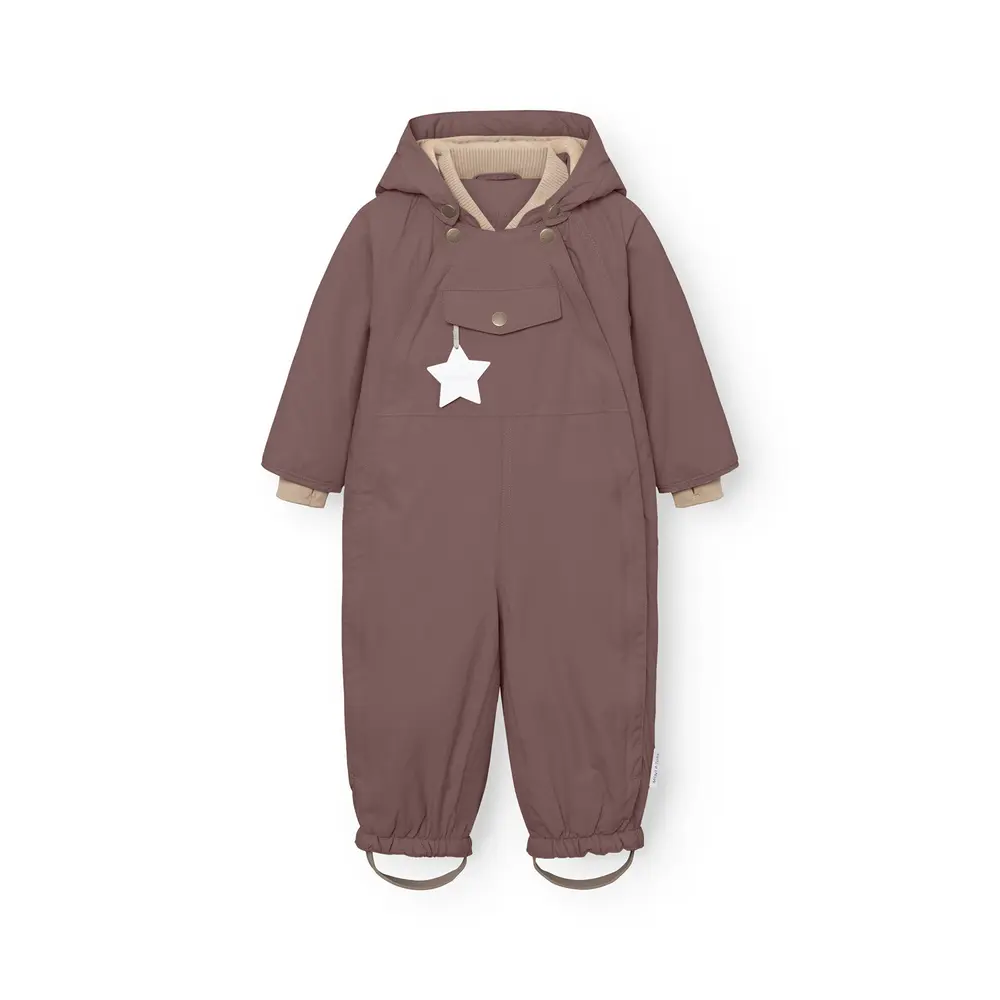 Matwisti Fleeceforet Flyverdragt - Peppercorn plum - 98