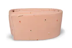 Sengerand broderet Cool Summer design Frappé