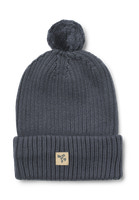 Wheat Habar Strikket Hue - Greyblue