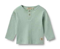 Wheat Bluse - Rib - Morris - Green Pool