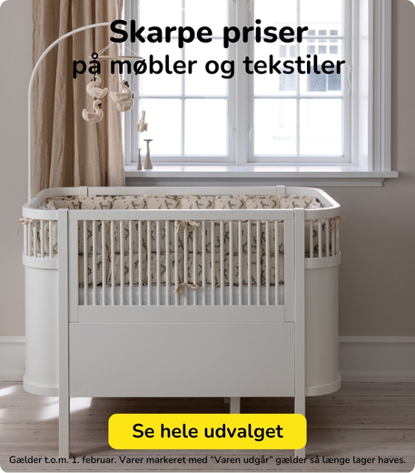 Skarpe priser på møbler og tekstiler hos BabySam