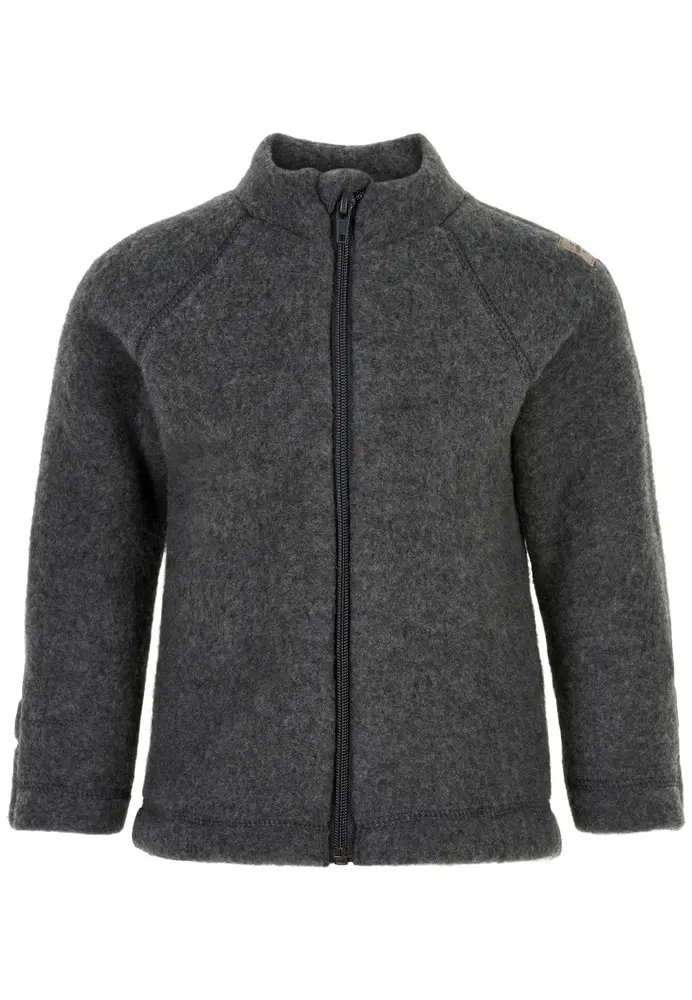 Mikk-Line Uld Jakke – Anthracite Melange – 92