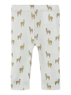Lil Atelier Leggings - Uld - NbmNoel - Gray Dawn/Lama