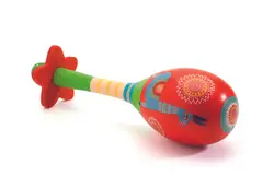 Djeco Maraca - 17 cm - Rød