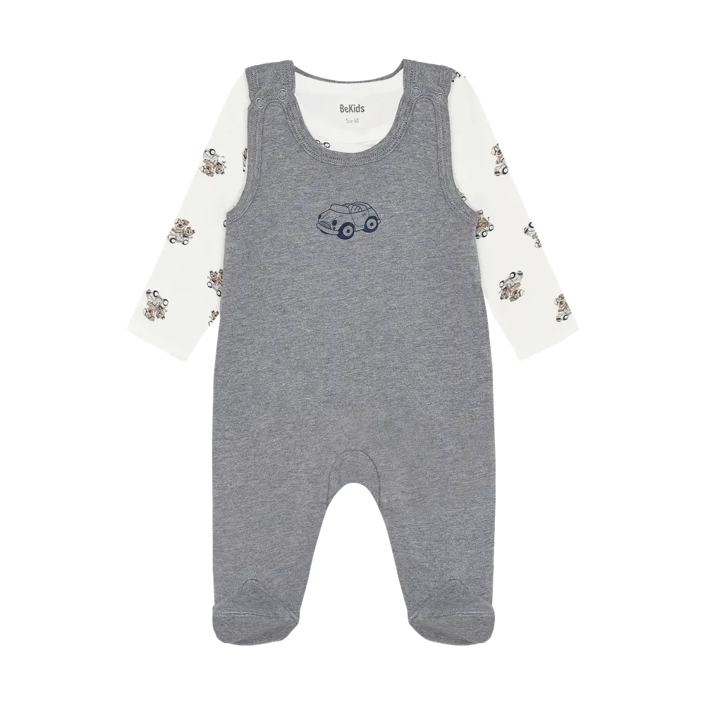 BeKids Romper og Body Sæt - Turbulence - 70