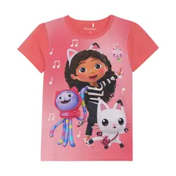 Minymo T-shirt - Gabby's Dollhouse - Calypso Coral