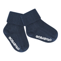 Skridsikre Strømper Bomuld - Navy blue