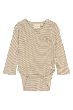 Dian Langærmet Warp Body - Pure Cashmere/Dark Off White - 68 CM