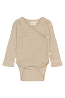 Dian Langærmet Warp Body - Pure Cashmere/Dark Off White