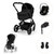Cybex Balios Kombivogn Inkl. Cybex Cloud G3 Og Base G3 - Moon Black