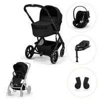 Cybex Balios Kombivogn Inkl. Cybex Cloud G3 Og Base G3 - Moon Black
