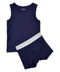Minymo Drenge Undertøjssæt - Dark Navy - 92