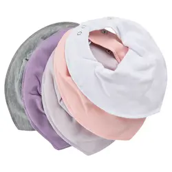 Pippi Savlesmække - Spids - 5-pak - Rosa/Lilla/Hvid/Gråmeleret