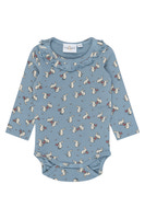 The New Siblings Vita Langærmet Pointelle Body - Ashley Blue