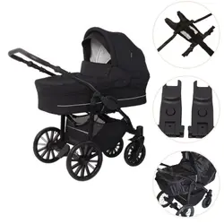 Nordic Lux inkl. regnslag og kopholder - Dusty black