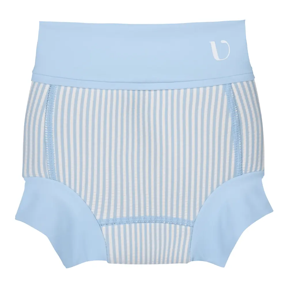 Badeble Neopren - Seersucker - Blue - 0-3 MDR.