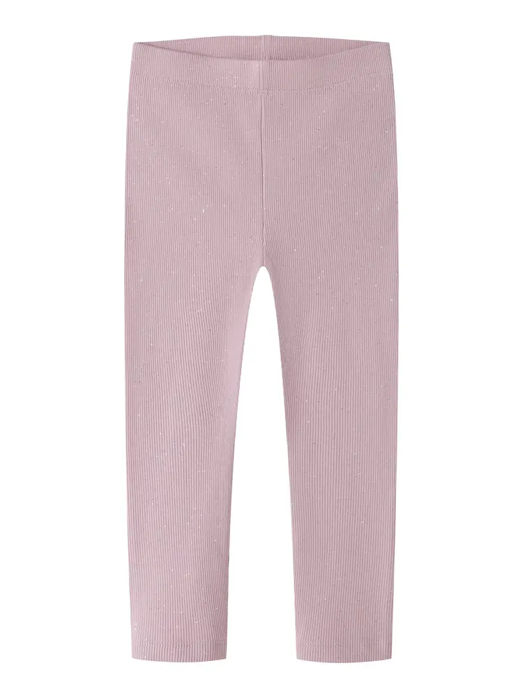 Name It Leggings - Rib - NmfRosally - Mauve Shadows
