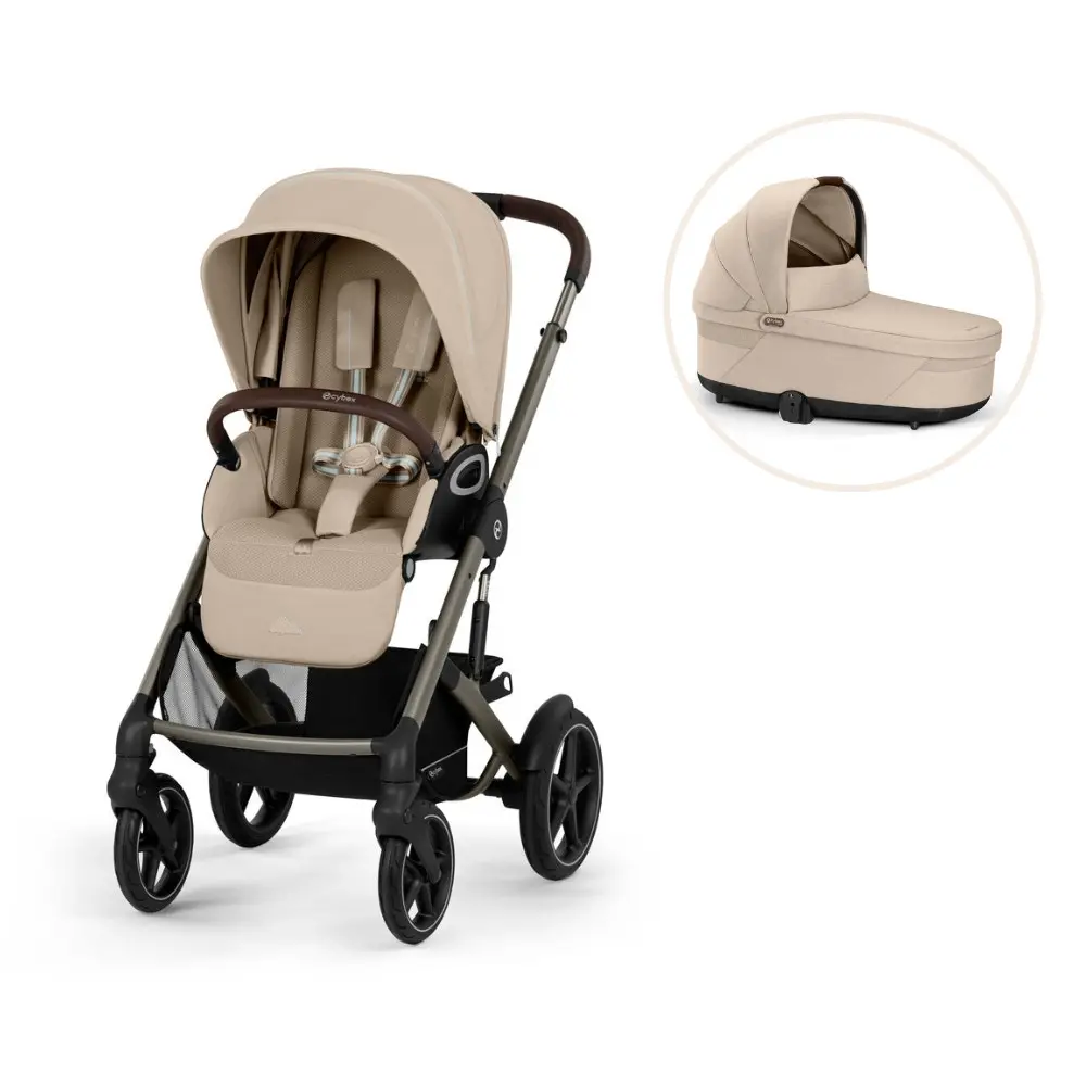 Cybex Talos S Lux 2026 inkl. Liggedel Almond