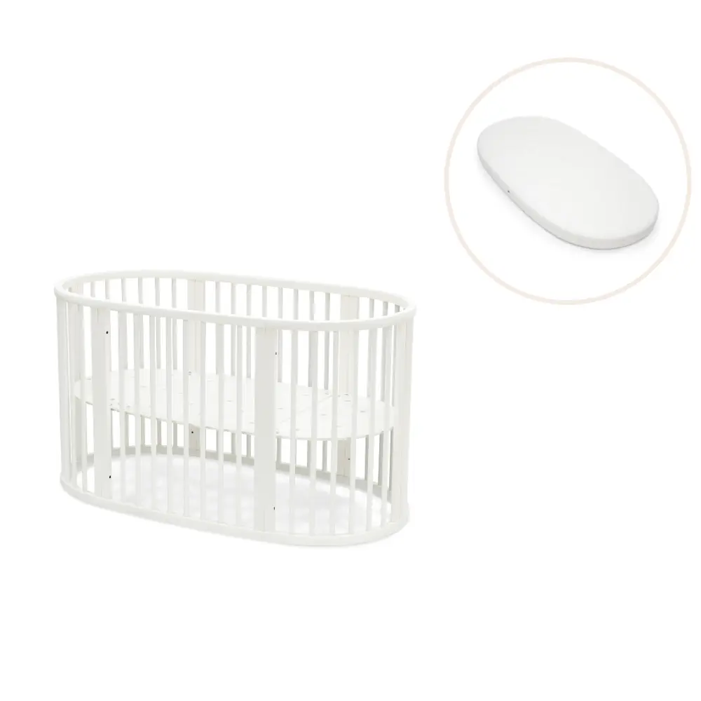 StokkeÂ® Sleepi V3 Seng Uden Hjul Inkl. Madras - White